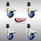 Service Caster 3 Inch 316SS Blue Poly Swivel 1-3/4 Inch Expanding Stem Caster Set Lock Brake SCC-SS316TTLEX20S314-PPUB-BLUE-134-4 - alternate 3